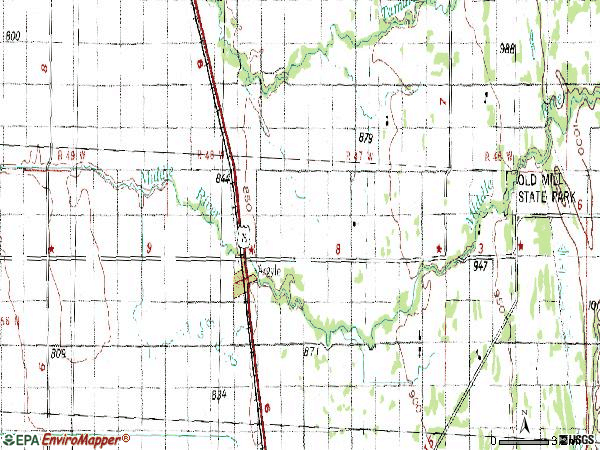 Zip code 56713 topographic map