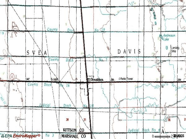 Zip code 56714 topographic map