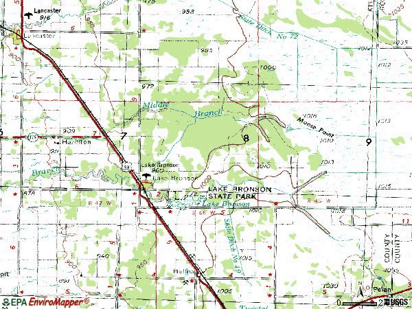 Zip code 56734 topographic map