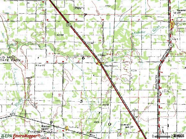Zip code 56738 topographic map