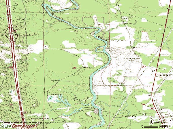 Zip code 39436 topographic map