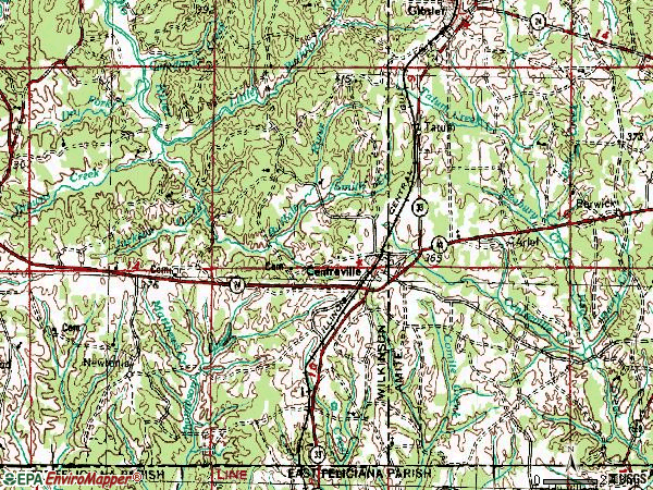 Zip code 39631 topographic map