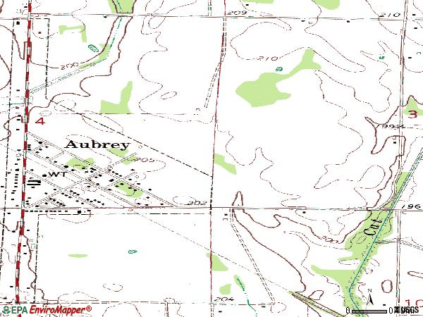 Zip code 72311 topographic map