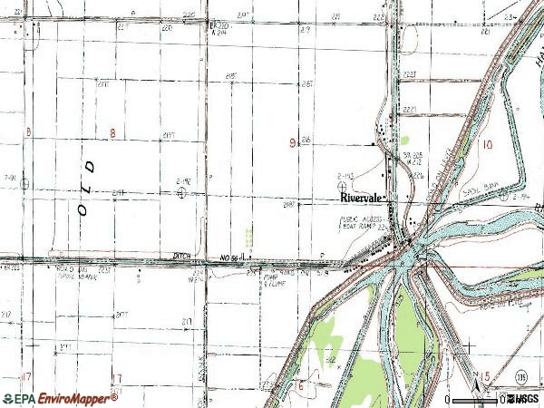 Zip code 72377 topographic map