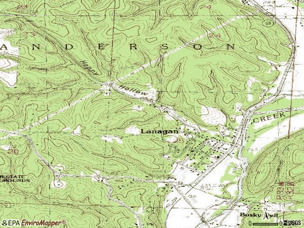 topographic maps of missouri. Zip code 64847 topographic map