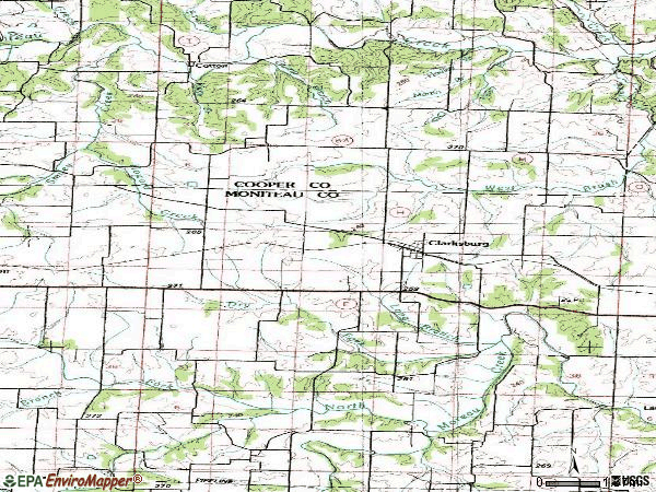 Zip code 65025 topographic map