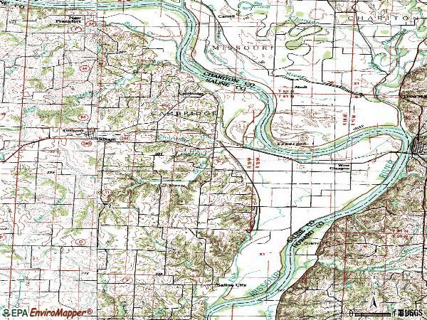 Zip code 65330 topographic map