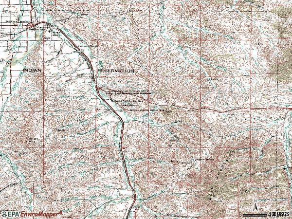 Zip code 59022 topographic map