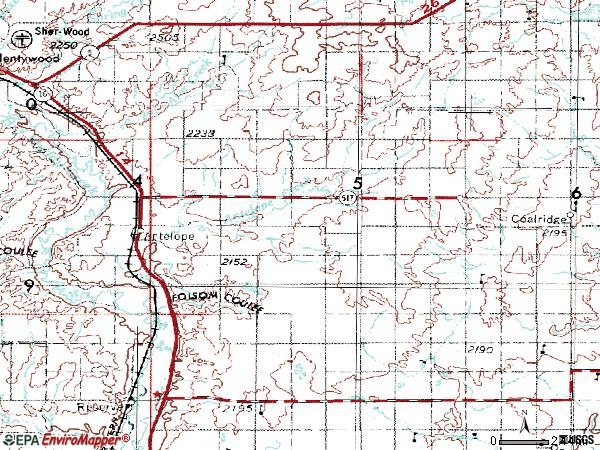 Zip code 59211 topographic map