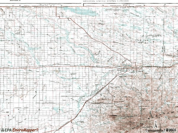 Zip code 59501 topographic map