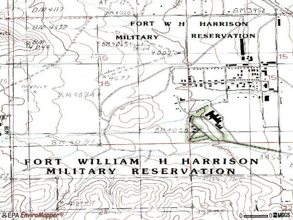 Zip code 59636 topographic map