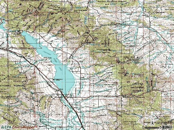 Zip code 59644 topographic map