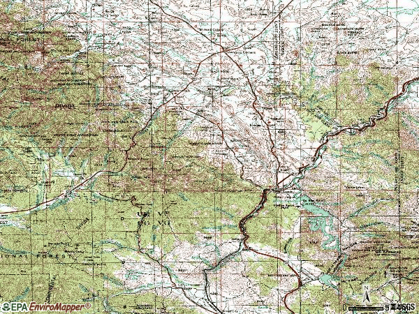 Zip code 59648 topographic map