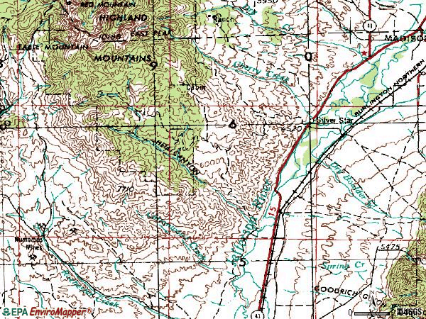 Zip code 59751 topographic map