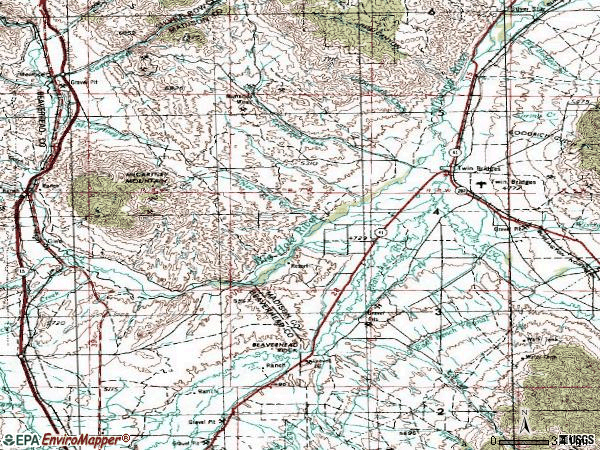 Zip code 59754 topographic map
