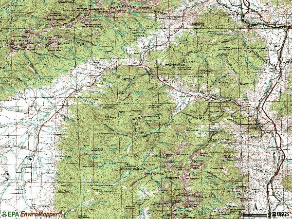 Zip code 59762 topographic map