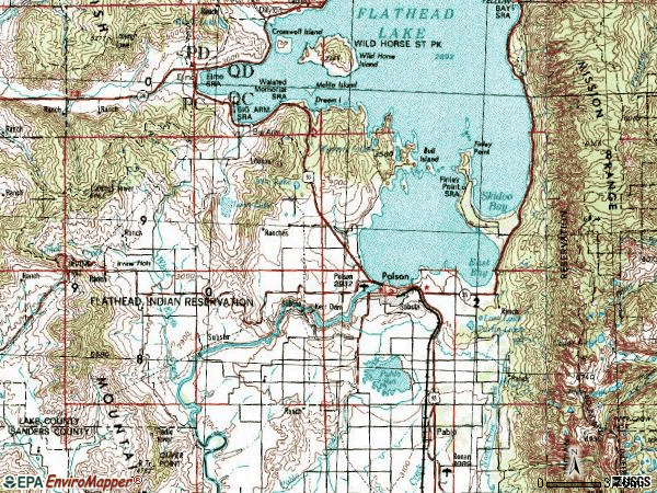 Zip code 59860 topographic map
