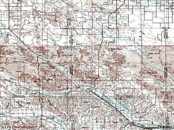 Zip code 68823 topographic map