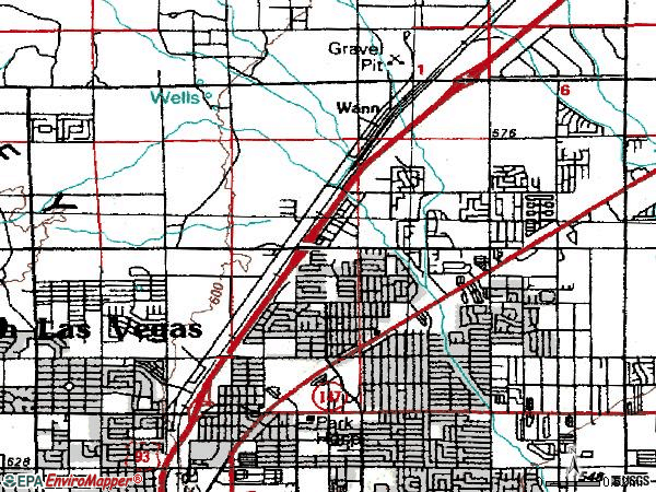 north las vegas zip codes. Zip code 89030 topographic map