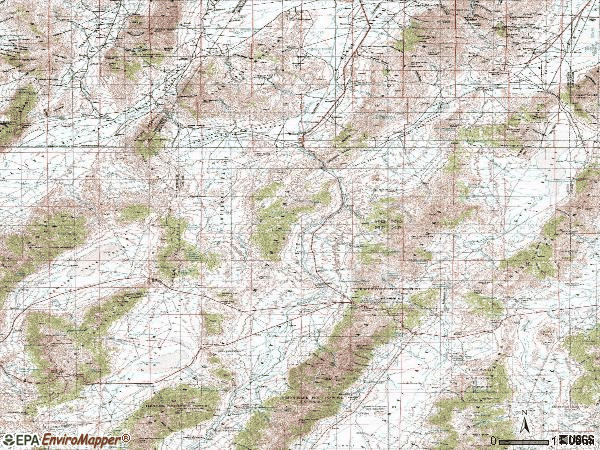 Zip code 89310 topographic map