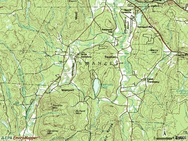 Zip code 03446 topographic map