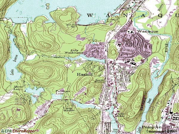 Zip code 07420 topographic map
