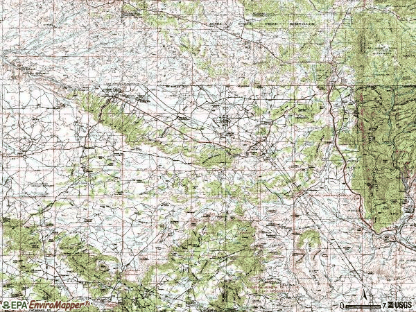 Zip code 87013 topographic map