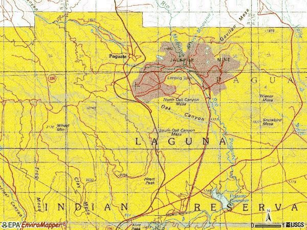 Zip code 87040 topographic map