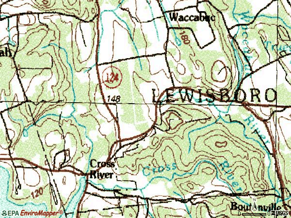 Zip code 10518 topographic map