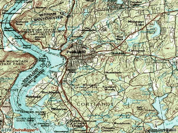 Zip code 10567 topographic map