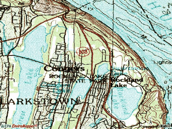 Zip code 10920 topographic map