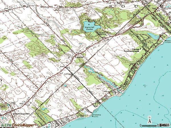 Zip code 11948 topographic map