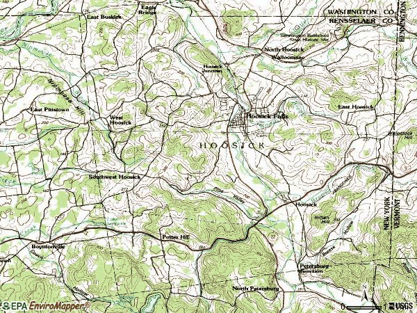 Zip code 12090 topographic map