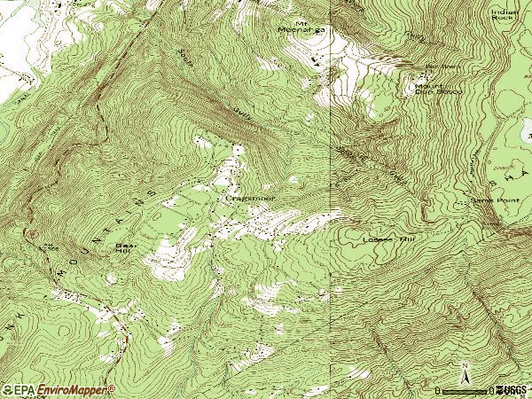 Zip code 12420 topographic map