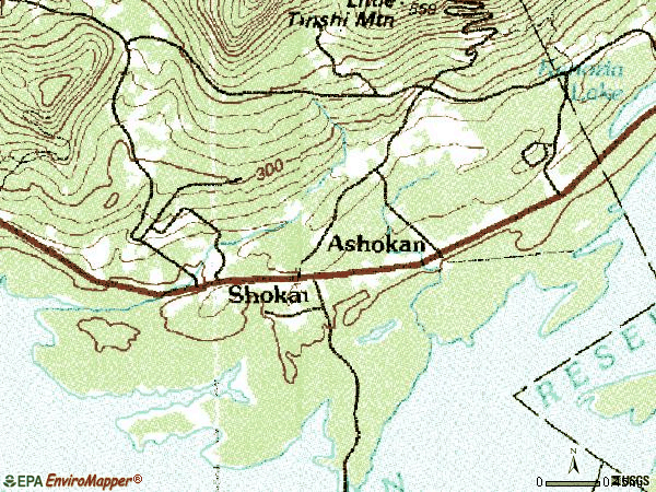 Zip code 12481 topographic map
