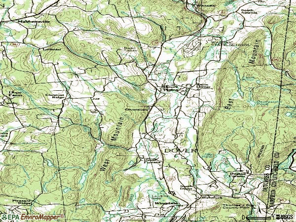 Zip code 12522 topographic map