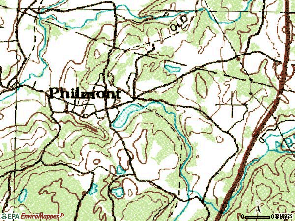 Zip code 12565 topographic map