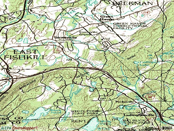 Zip code 12582 topographic map