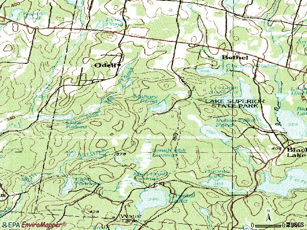Zip code 12720 topographic map