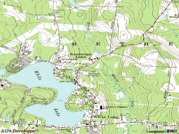 Zip code 12749 topographic map