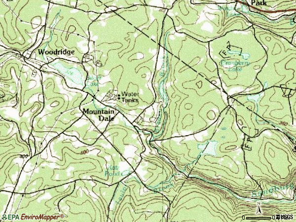 Zip code 12763 topographic map