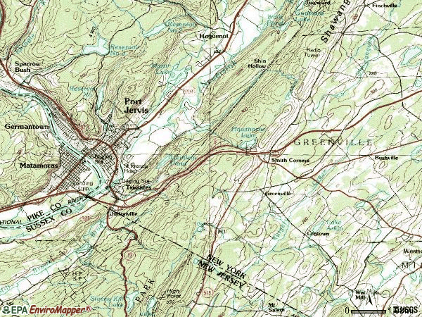 Zip code 12771 topographic map