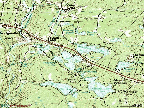 Zip code 12775 topographic map