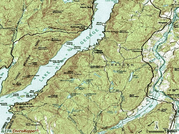 Zip code 12819 topographic map