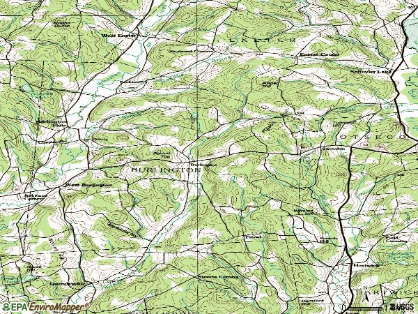 Zip code 13315 topographic map