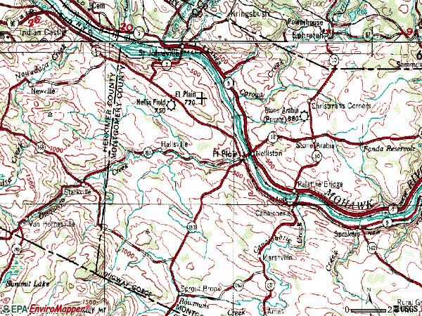Zip code 13339 topographic map