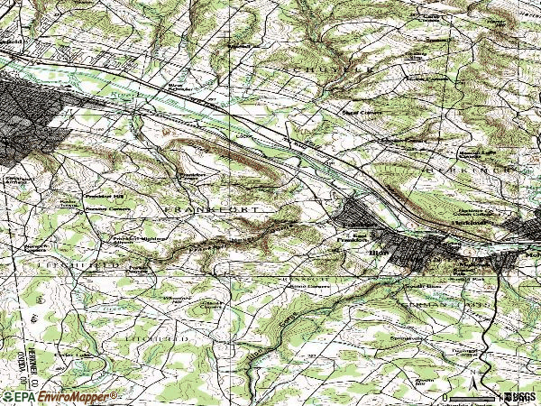 Zip code 13340 topographic map