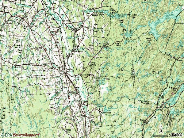 Zip code 13367 topographic map
