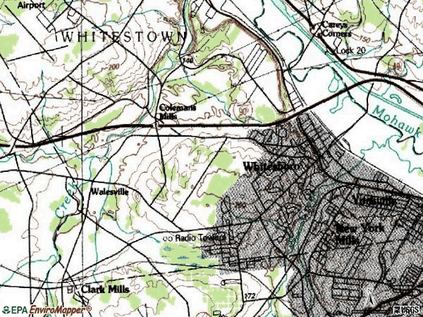 Zip code 13492 topographic map