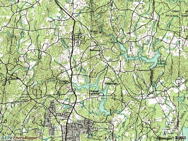 Zip code 27503 topographic map